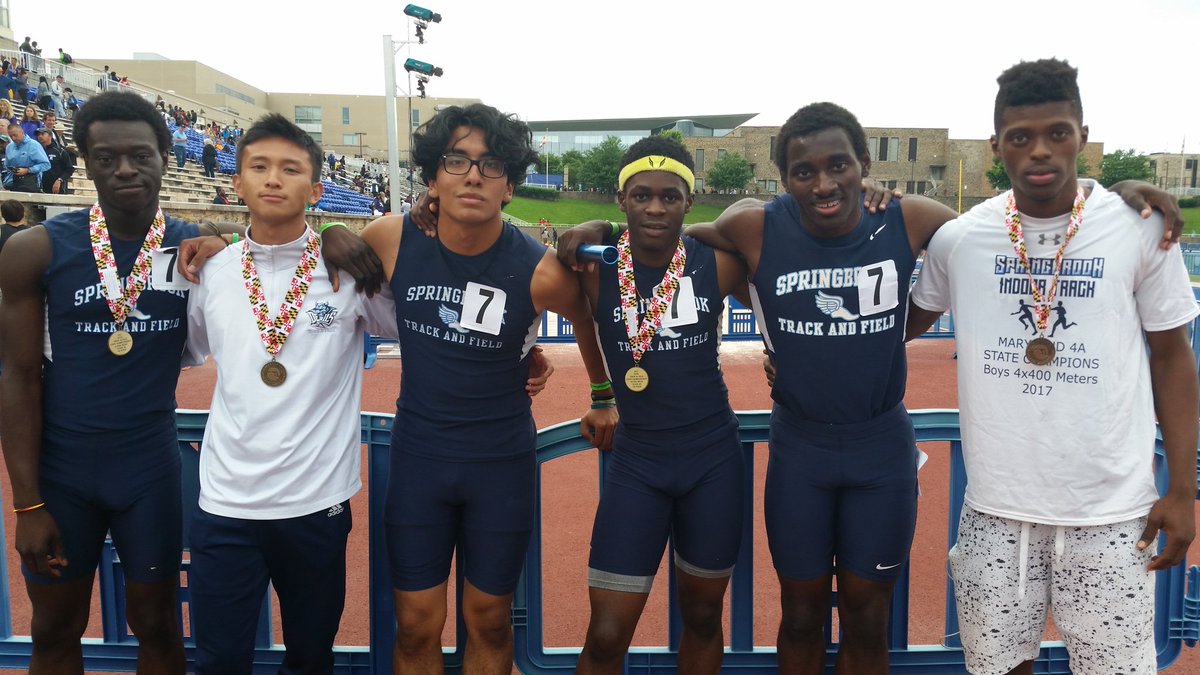 Mocorunning's tweet image. Springbrook boys won 4x1 and 4x4 4A state titles