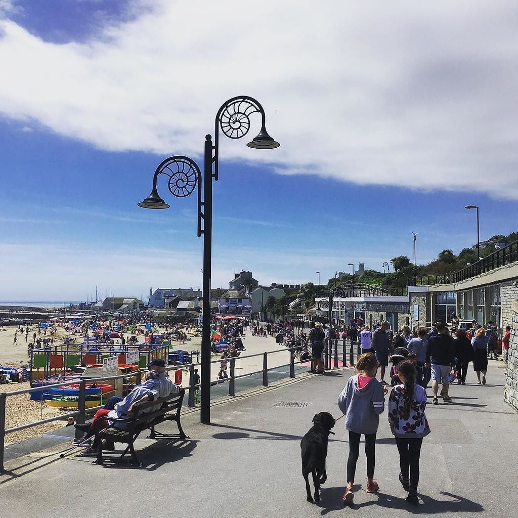 FlipFlopsOr's tweet photo. Very busy in Lyme Regis today, great to see it alive with buskers, holiday makers and locals. #lovedorset #jurassi… https://t.co/lB5HfjTVbm https://t.co/cgHu5ZaR7i