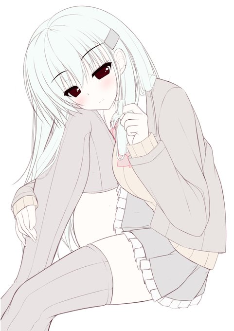 らくがき鈴谷ラフ。 