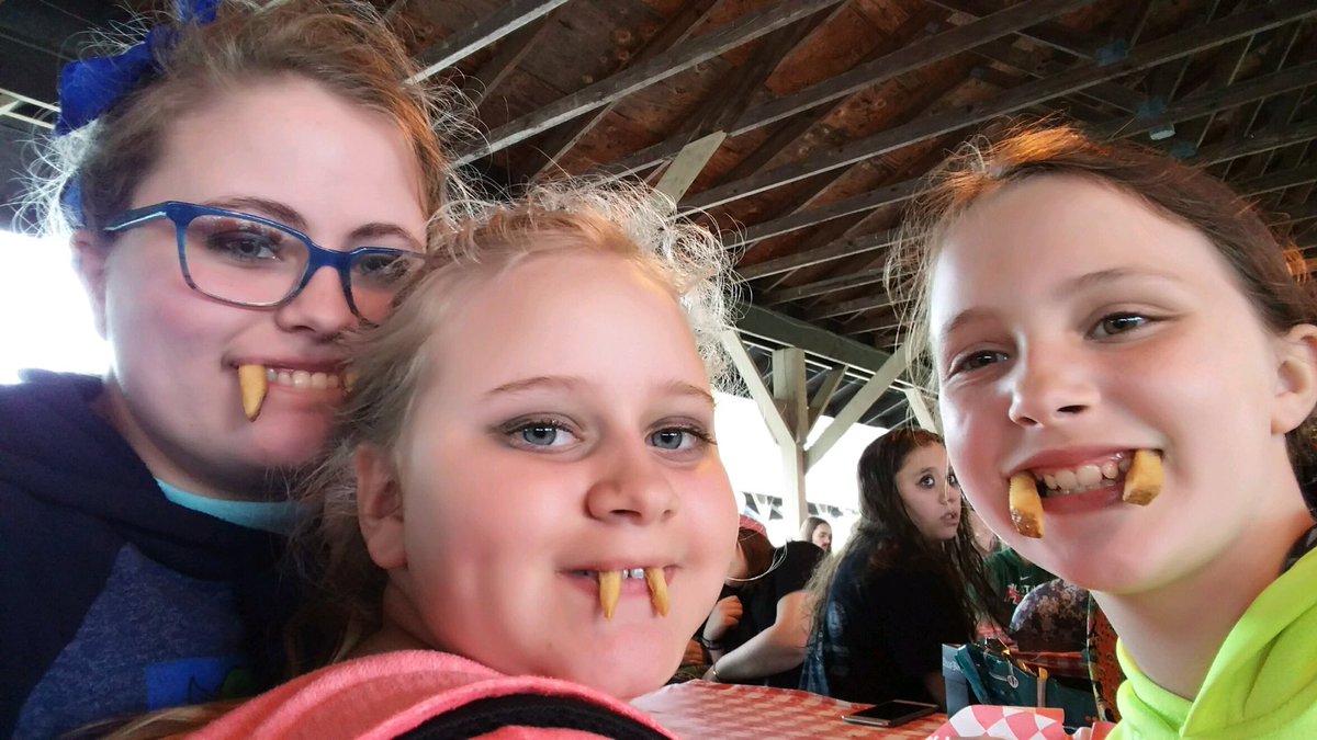 wlsvband's tweet photo. My favorite selfie from the day!  Fun day at Darien Lake with the marching band!  Congrats to the choirs that performed today too!  #golions https://t.co/uc4JN8heC2