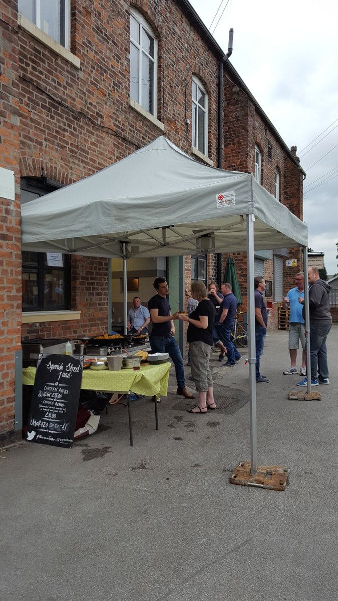 StubbornMuleBru's tweet photo. Thanks to everyone who came today. Top marks @tapasaltrincham 👍 Diaries out. Pre-Father's Day #brewtap June 17th. #CraftBeer #altrincham 😁🍻👌 https://t.co/eSjhcNmY37