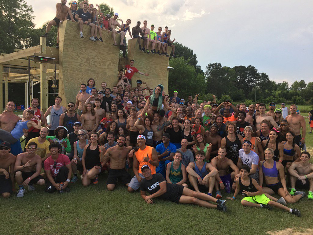 WillCook13's tweet photo. Grand opening @UBW in Rocky Mt, NC. Proud of you little bro! #mikecook #UBW #NinjaWarrior https://t.co/ySeMLnZ9OF