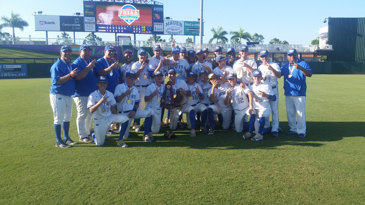 canterburyftmy's tweet photo. REPEAT STATE CHAMPIONS!!! CONGRATS COUGARS!!!! #CBURYPROUD #GOCOUGARS @CburySquad https://t.co/Alm3q1fMA0