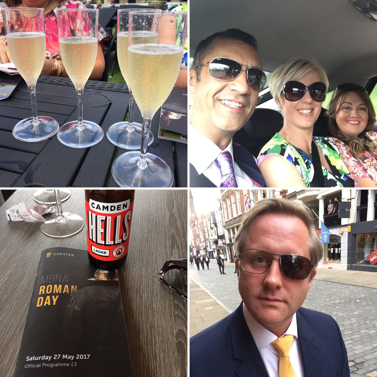 dpbeech's tweet photo. Great day at the races with team Parnell #ChesterRaces https://t.co/uJXvJOaRzh