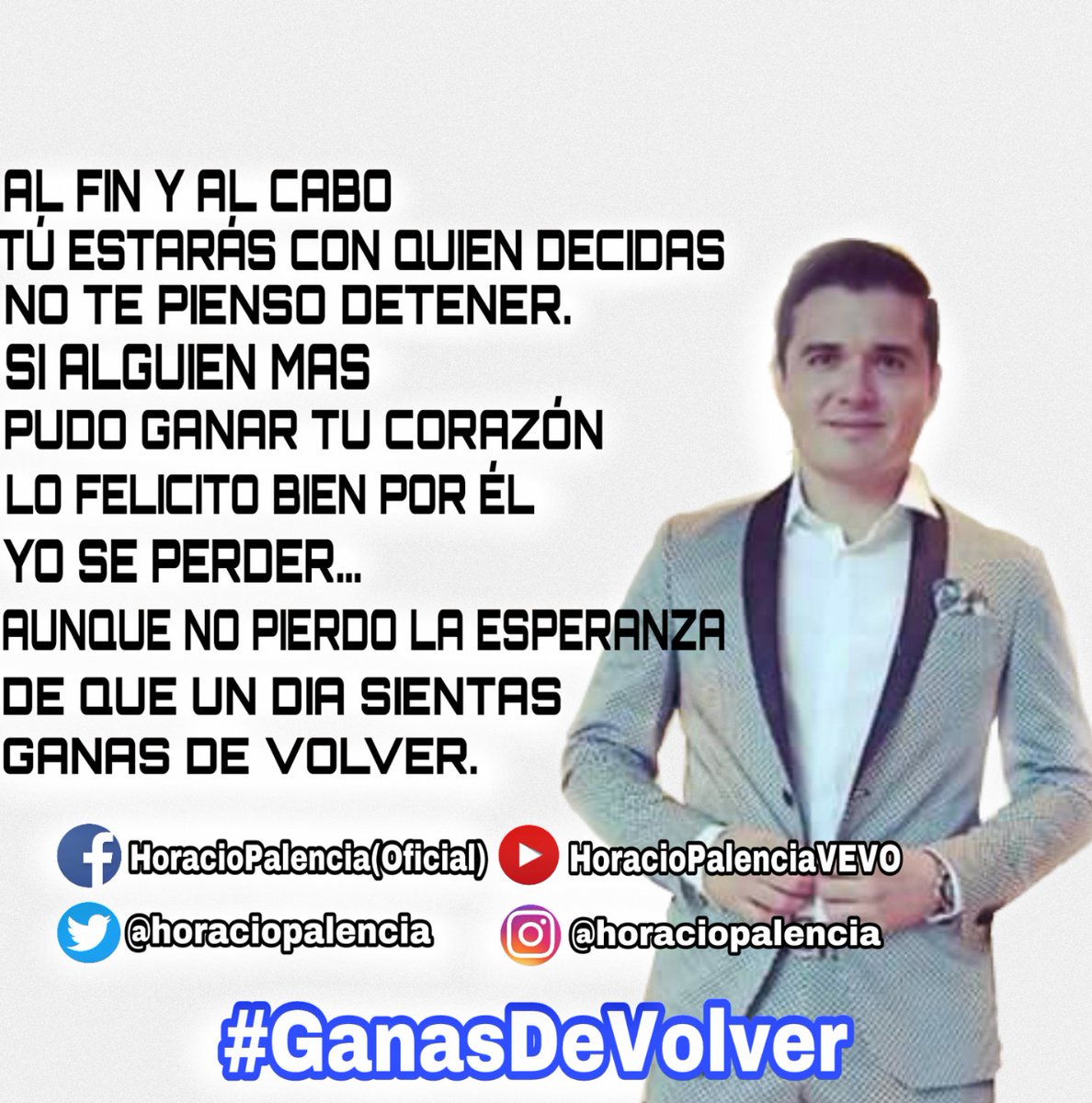 BrendithaHdz11's tweet photo. #GanasDeVolver 🎶❤🎵
Love U ❤ @horaciopalencia https://t.co/5UTGMnffhR