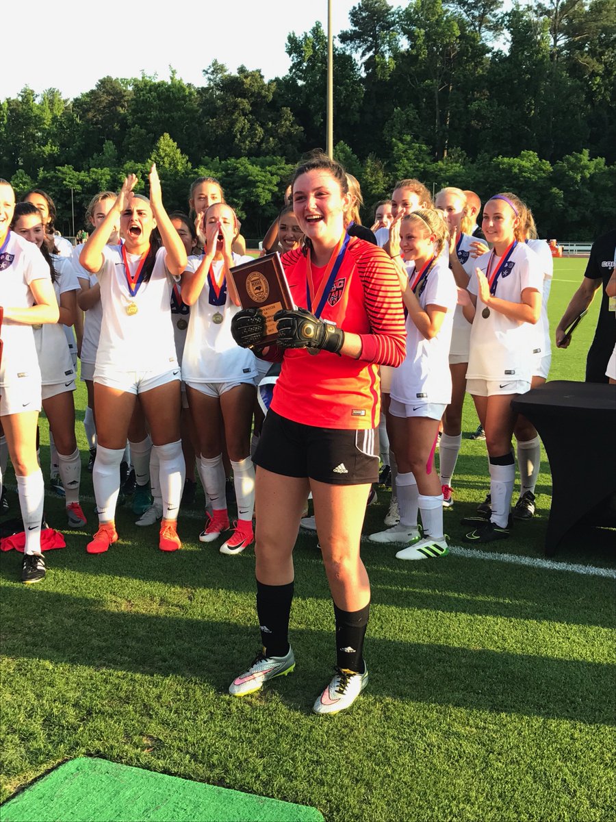 NCHSAA's tweet photo. #NCHSAAWSOC @CHSJaguars take their third straight title with 3-0 win over @wshswildcats Read more here https://t.co/zNrRkqzkXX https://t.co/cmLw2iEevj