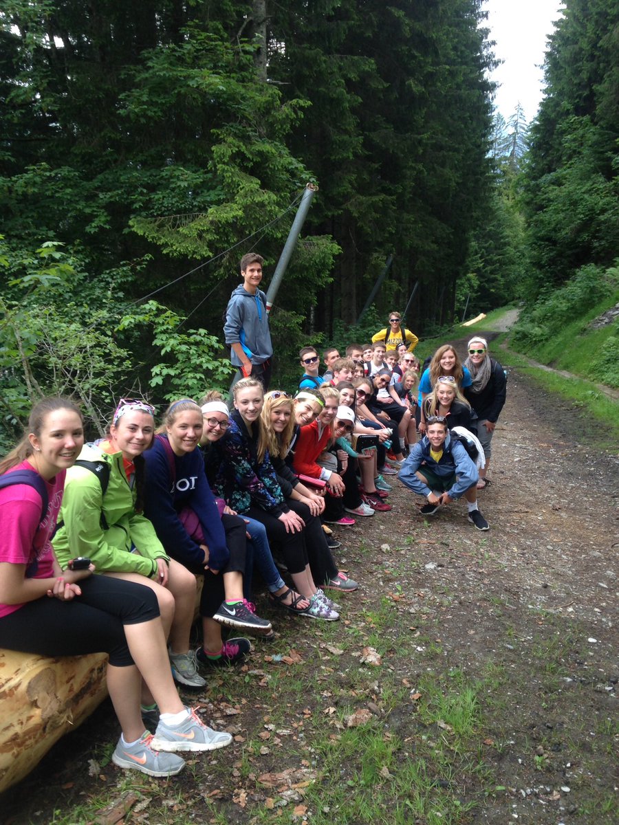 EuropeLHS's tweet photo. Just reminiscing about a freezing cold lake on the top of the Swiss Alps and the hike down. Amazing trip. Thanks kids. https://t.co/Ribvp7kr9c