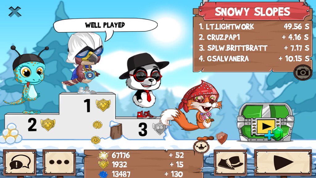 LLightwork's tweet photo. Get on my level, son! #funrun2 #Pap1 #BrittBratt #Gsalvanera https://t.co/E4YdS3u04U