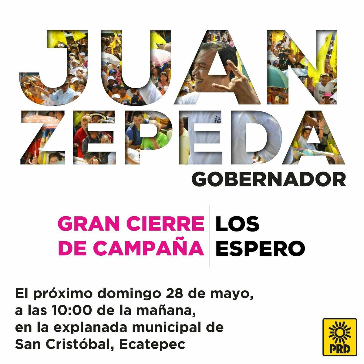 prd_hxq's tweet photo. Acompáñanos y se parte del Cambio del #EdoMex #JuanZepedaSiPuede Vota 4 de Junio por @JuanZepeda_  por que #JuanZepedaSiPuede https://t.co/XbrzlU6usy