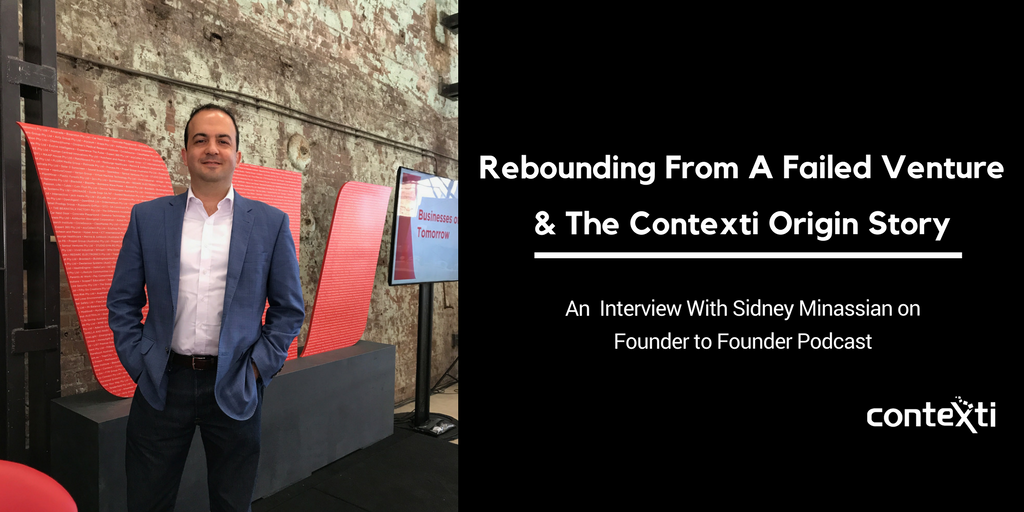 contexti's tweet photo. #Podcast with @philhsc on Founder to Founder https://t.co/iLOUDNuMRL #Contexti #OriginStory #Entrepreneurship #BigData #Ventures https://t.co/9N8TjQybAa