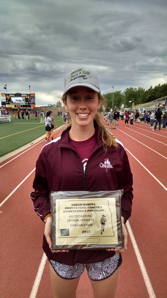 Karly Ackley is the Class A Senior Athlete of the Year for Girls Track and Field! Way to go Karly!!!! #LivetheTradition