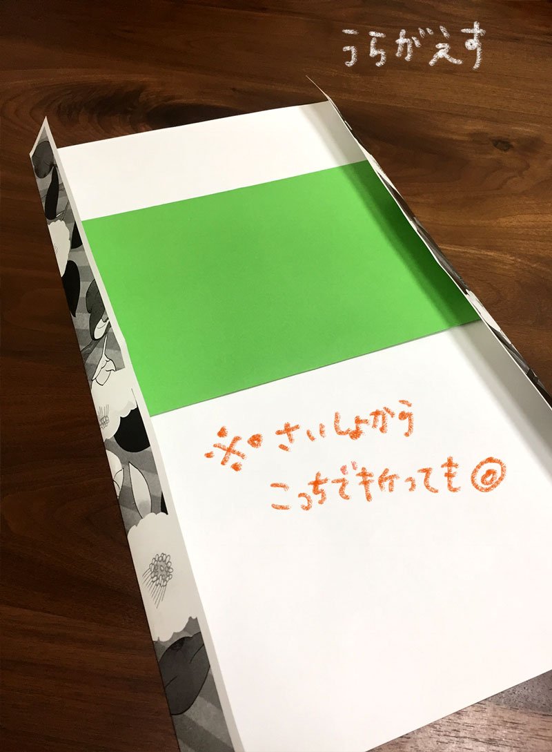 突然ですが、テンプレートなしで作る封筒講座を始めます。
＜用意するもの＞
・封筒に入れるもの
・封筒にしたい紙（基本的には入れるものの２倍以上のサイズ）
・のり
・カッターとマット（ハサミでも◎）