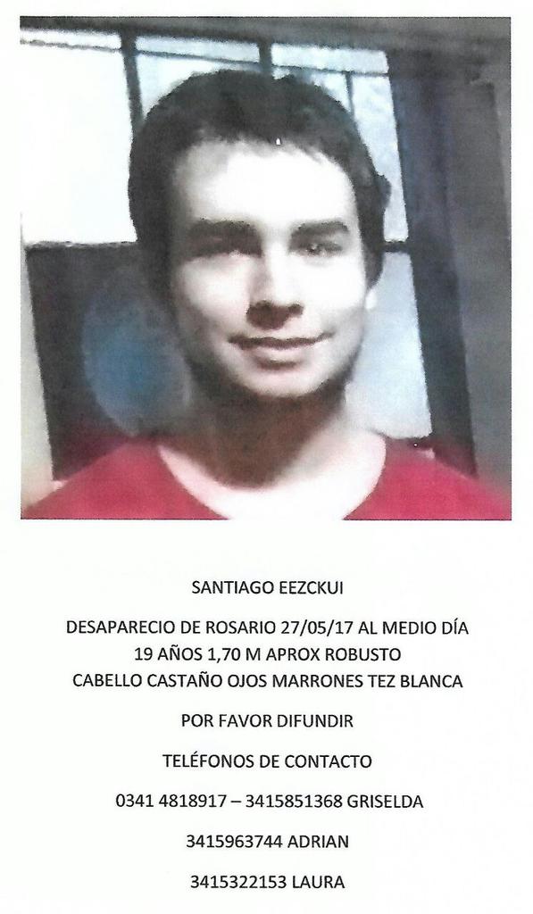 MariaGriglio's tweet photo. DF xfavor es mi sobrino. Está radicada la denuncia. Cualquier dato a los tel de contacto. Sino también al 3413454035 https://t.co/BoxJvTzWBM