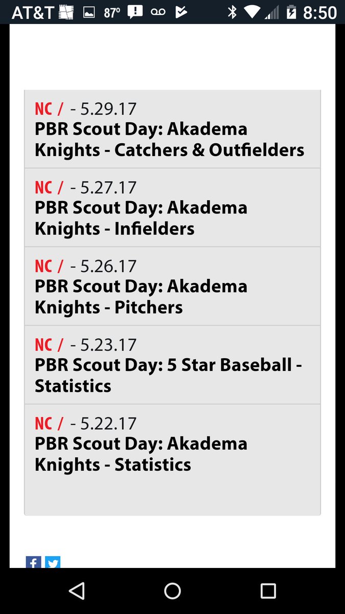 AkademaKnights's tweet photo. @PrepBaseballNC report release dates for Akadema ProDay. Thanks to the PBR STAFF, with huge S/O to #BHall. #FirstClass https://t.co/t4XryjJ03U