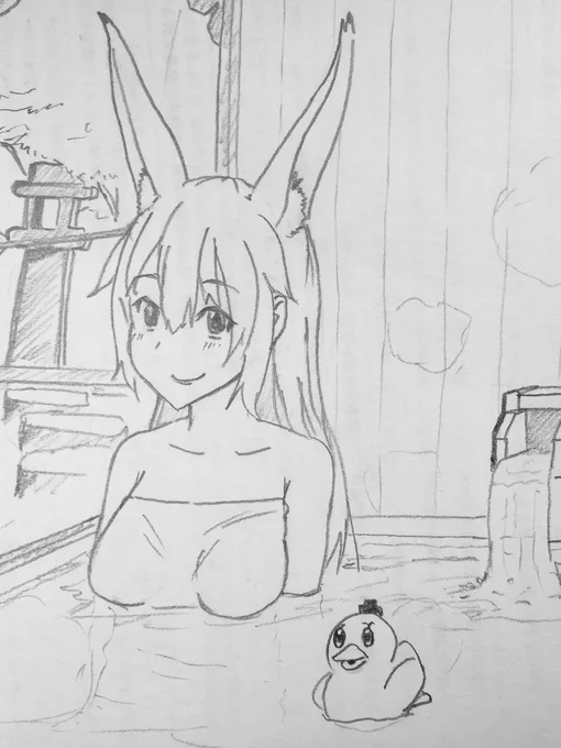 ニコ生主つきねさんの
狐様を描かせていただきました( '∀`) 