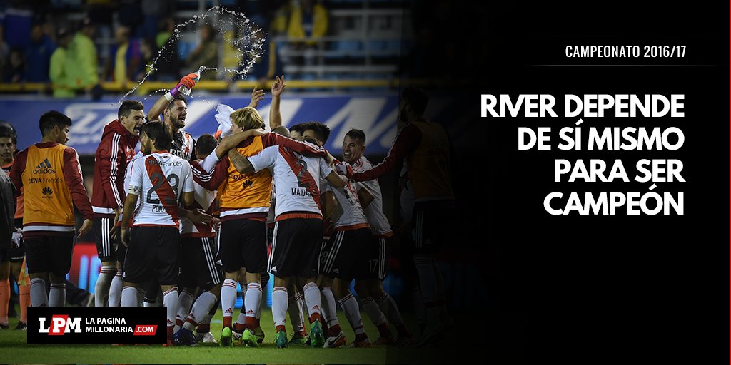 ¡Atención, #River! B*ca sigue dejando puntos, y La Banda, ahora, depende de sí misma para dar la vuelta: bit.ly/depende-del-mi…