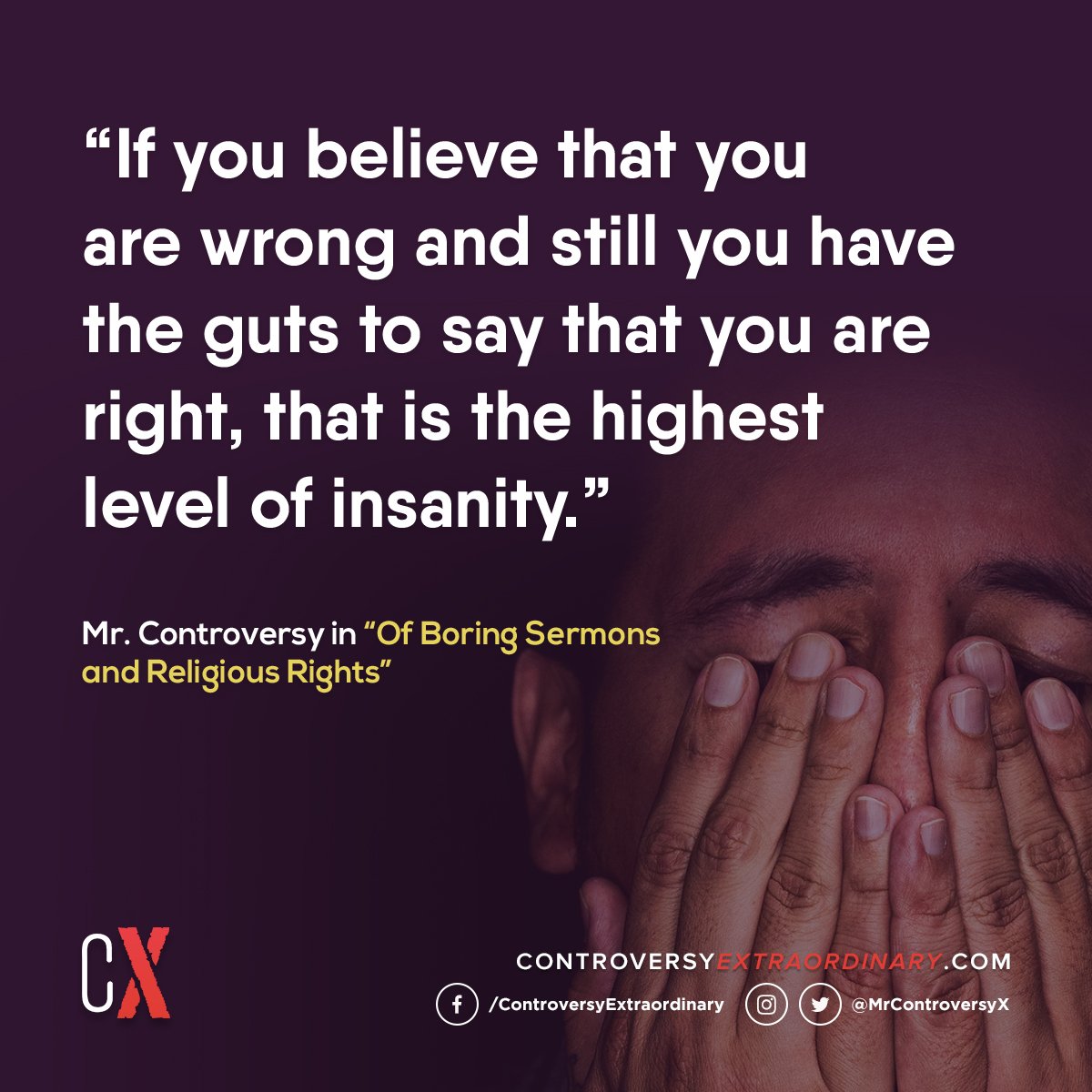 MrControversyX's tweet photo. The highest level of insanity happens when ... 

#TheAbsoluteTruth https://t.co/HhAncGFblY