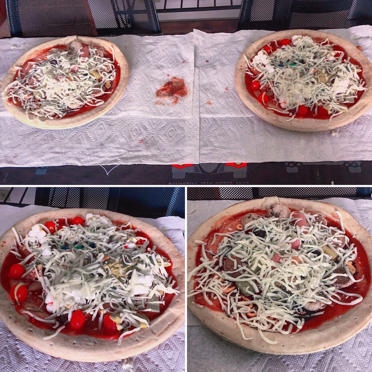 Kruisinkids's tweet photo. Will be posting a new video of our pizza challenge! Pls look out!!! #pizza #challenge #ChallengeAccepted #YouTube #YouTubers #food https://t.co/5moSBmnWwN