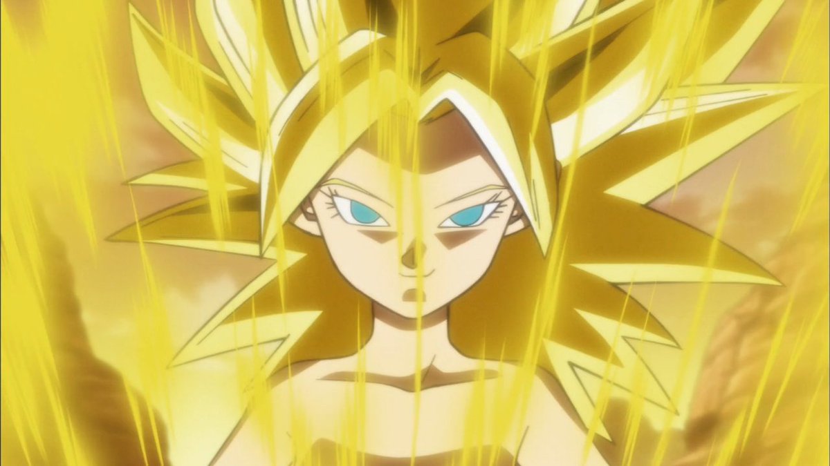 CJSTRO13's tweet photo. First female Super Saiyan. What a time https://t.co/u9hkIJFwTm