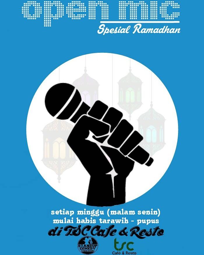 Kuyy nanti malam sesudah sholat tarawih jngan lupa ada openmic spesial di bulan ramadhan 😉😉