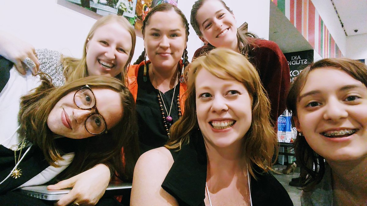 PaprikaFestival's tweet photo. Ship's Log Day 6 @PaprikaFestival @NativeEarth's beautiful Aki Studio. Staff is in good spirits &amp; clearly haven't lost it at all #squadgoals https://t.co/KbqZaxeLF0