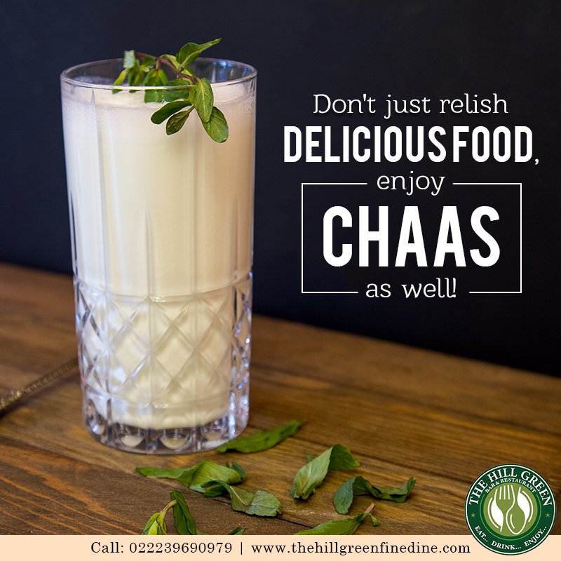 HillGreenDine's tweet photo. Savour our scrumptious dishes and get a #Chaas free! #TheHillGreen #Vikhroli #Foodie #MumbaiFoodie #Fun #DropInToday https://t.co/04syXDePT7