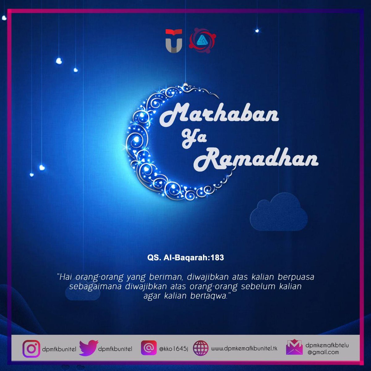 MARHABAN YA RAMADHAN
Selamat menunaikan Ibadah Puasa bagi yang menjalankan