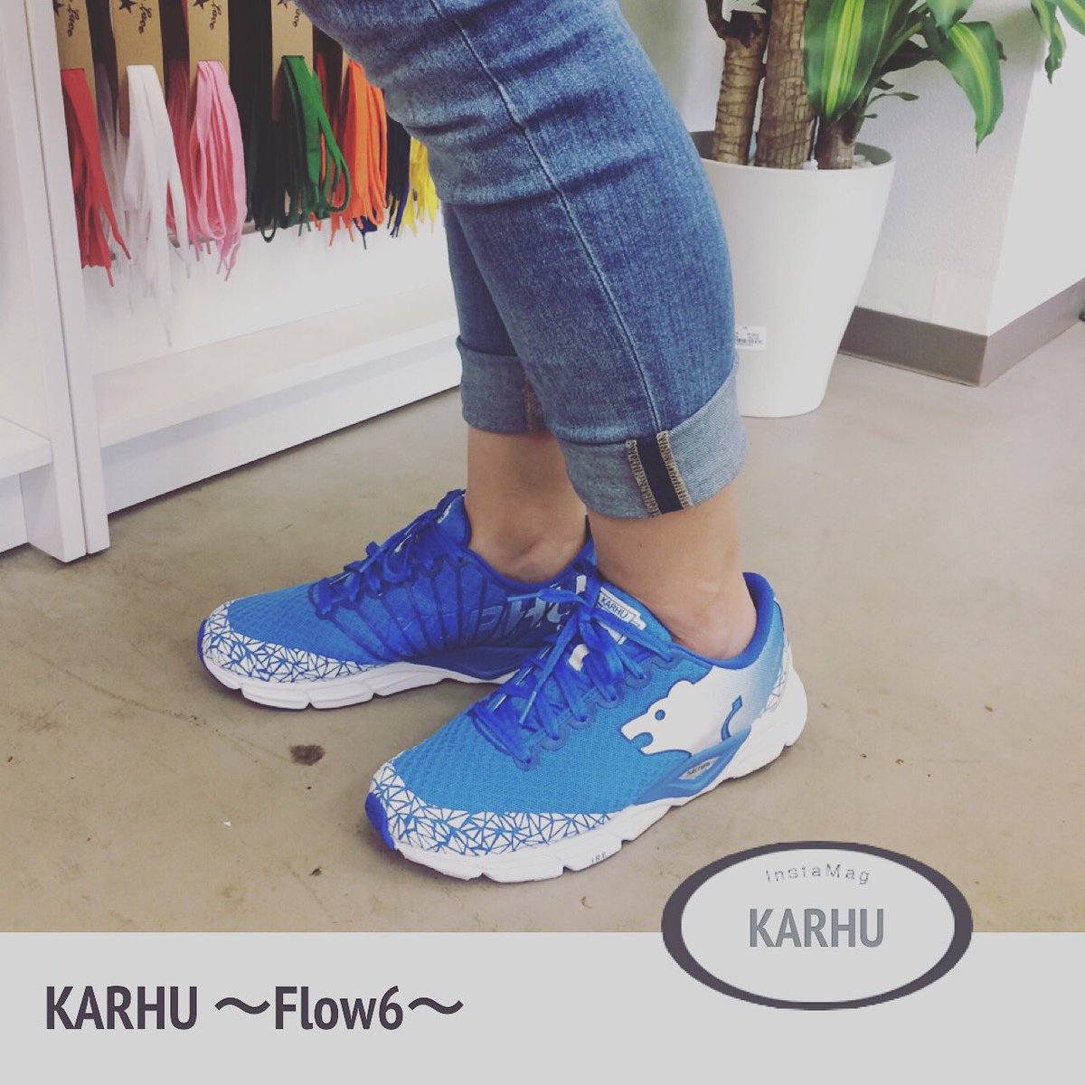 suminaka_shoes's tweet photo. サイドのKARHUマークがシューズの存在感をさらにUP‼️一度��いたら、そのデザインや履き心地など虜になること間違いなし👍
一足は持っていたいシューズですよ!
#すみなかシューズストア #越谷 #埼玉 #karhu #カルフ #flow6 #ランニングシューズ #スニーカー https://t.co/kq16wa85Wo