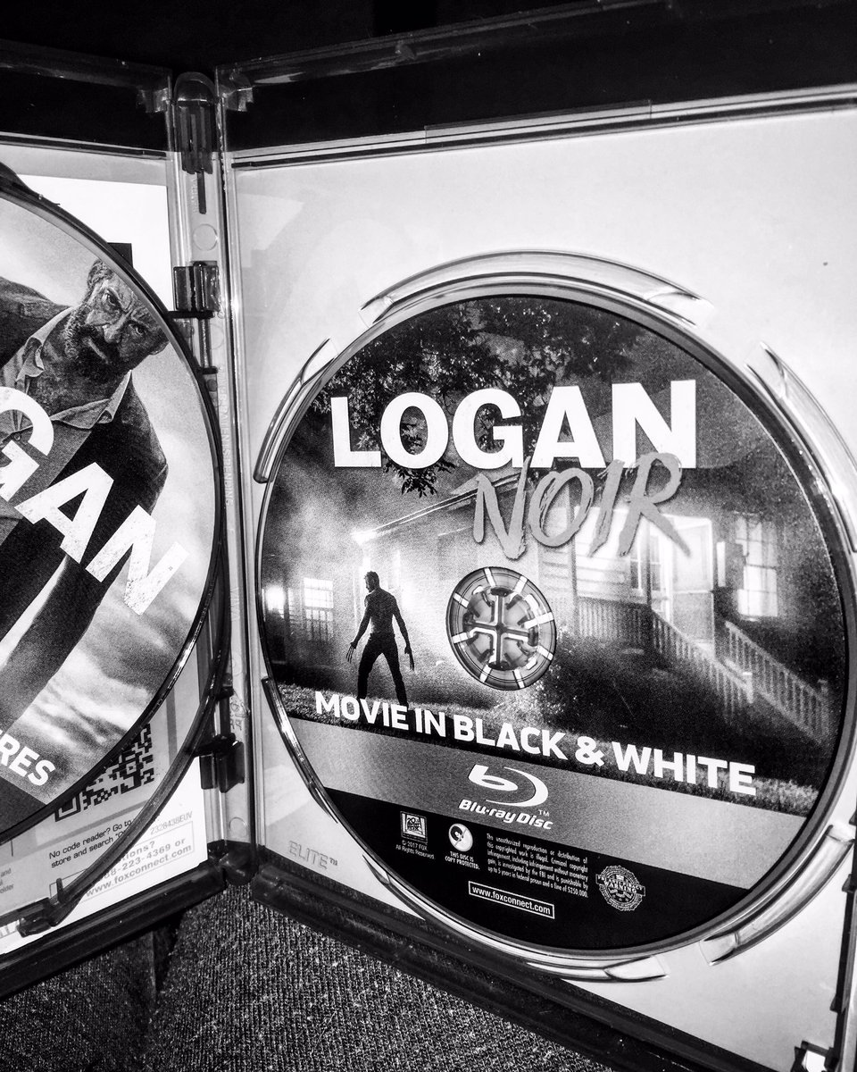 siqbrit's tweet photo. Is this not the coolest? #logan #logannoir #xmen #bluray #dvd #movie #MovieBuff #collection #ilovefilm #ilovemovies #blackandwhite https://t.co/A60O0VYYws