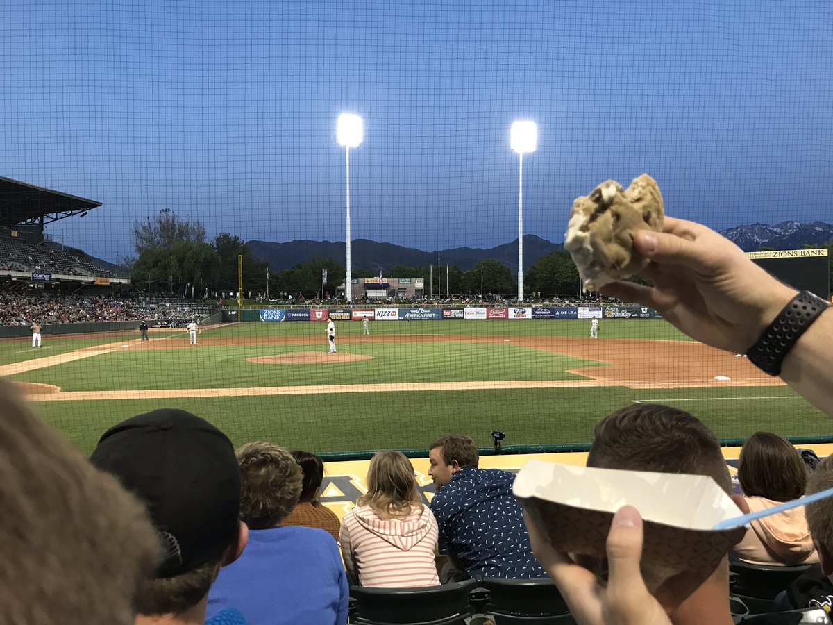 ttait1's tweet photo. @bakedbearUtah and @SaltLakeBees does it get any better than this?? https://t.co/g8ET0tLQri