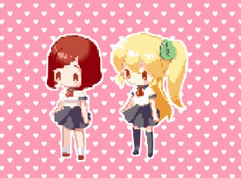 「ドット絵こんばーた難しいけどすごく楽しい 」|秋津貴央🍙舞おね4巻8月発売のイラスト