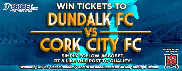 Competition time! FREE TICKETS for the <a href="/DundalkFC/">Dundalk FC</a> vs Cork City game await those who will follow us and RT this post! JOIN NOW!