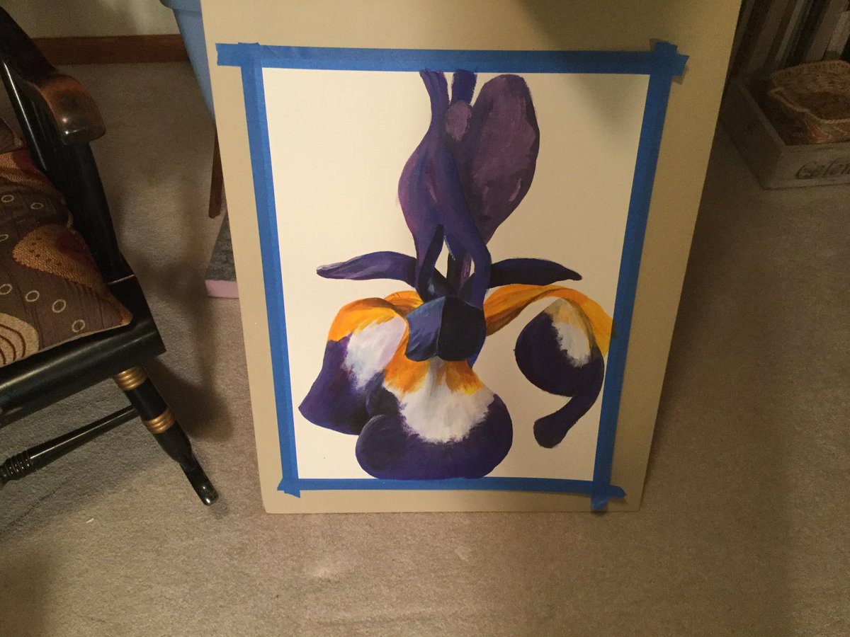 terry_perrin3's tweet photo. A new painting my wife just started this afternoon.  Awesome!!! https://t.co/ZHVdw5lk42