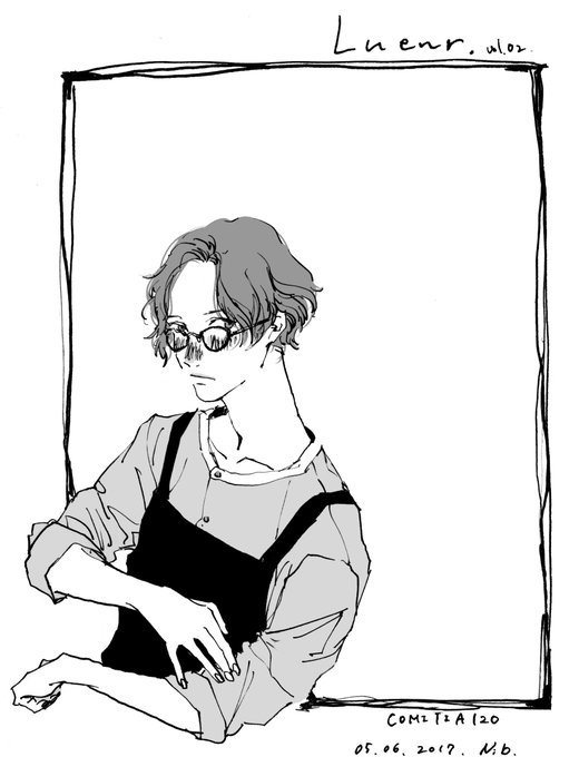 COMITIA120で配布した、フリーペーパーの絵。
#illustration 