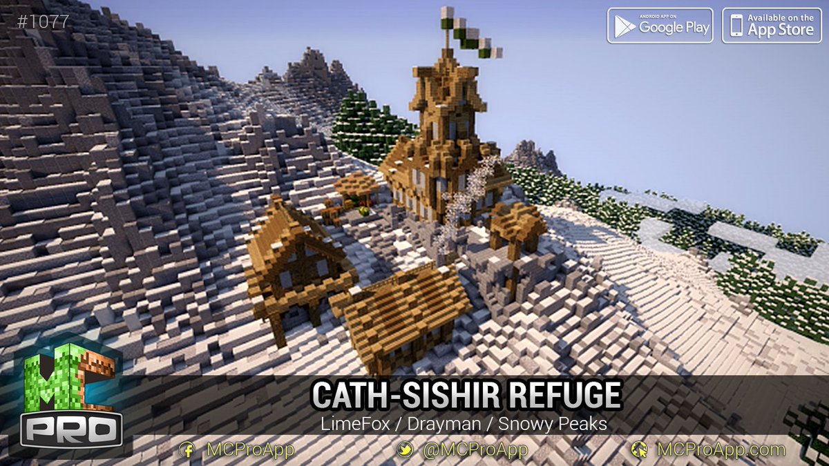 MCProApp's tweet photo. Upload: Cath-Sishir Refuge, build by @TheLimeFoxMC on @DraymanPMC map. Get #MCProApp for free on #android & #ios : https://t.co/NQWext2Hor https://t.co/fzXrFrsE3T