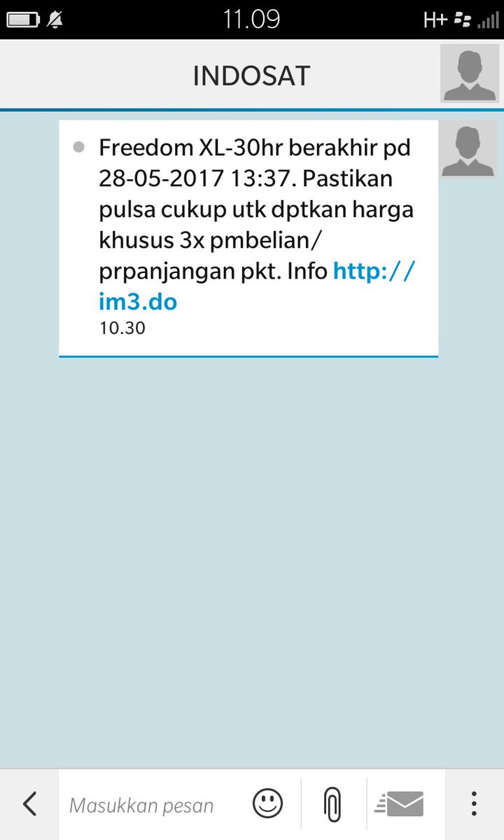 AprilliaRaa's tweet photo. @IndosatCare aku dapet sms begini kak :D https://t.co/0As0B5Drip