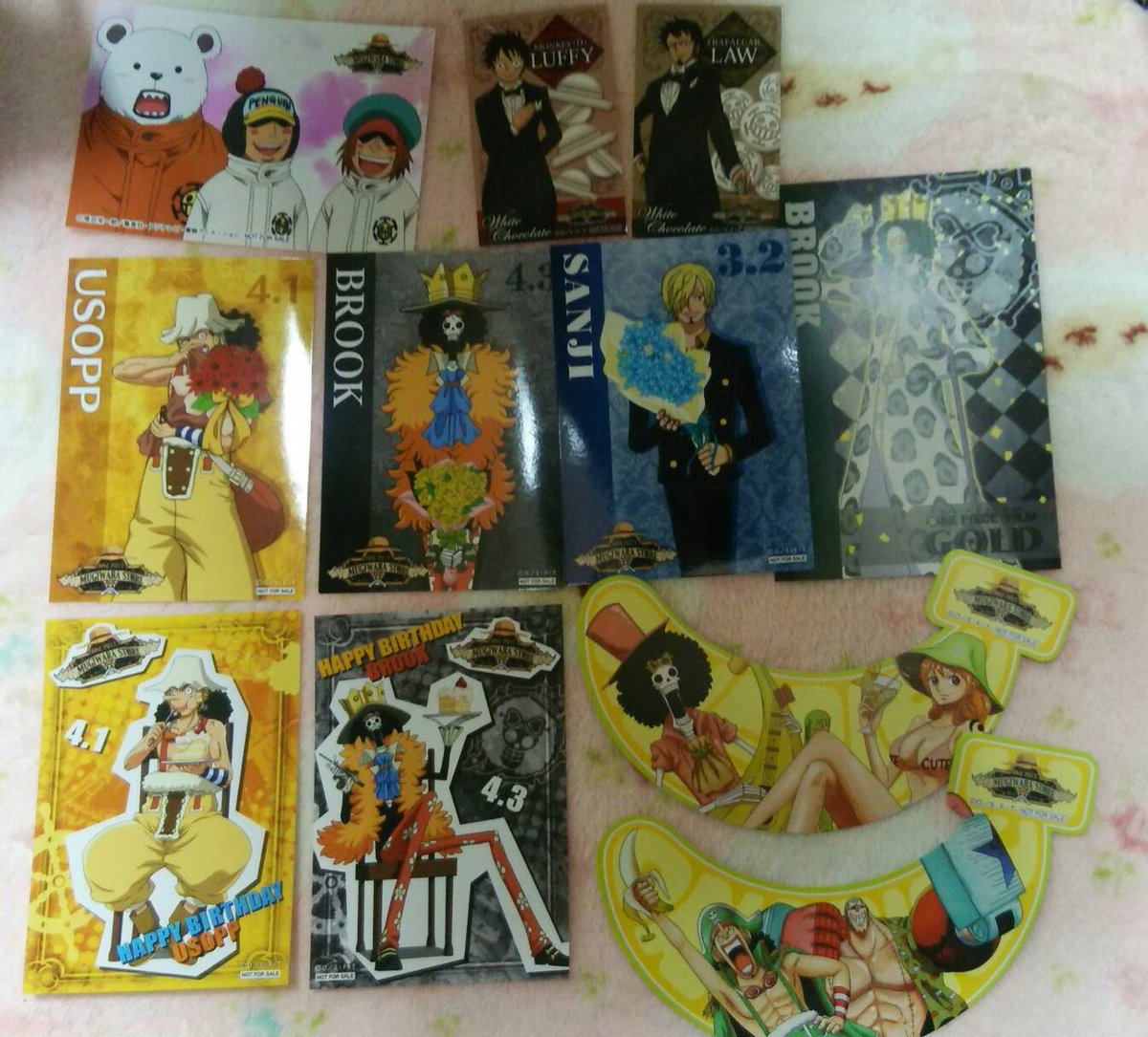 まりも 交換 One Piece ジェルマ66 ポストカード 麦わらストア 特典 ブロマイド 譲 画像参照 求 こいのぼりしおり サンジ ゾロ 各1 16wd Vdブロマイド サンジ ゾロ 各1 郵送交換のみ 絡めて優先 ローはこいのぼりサンジのみ 宜しくお願いいたします