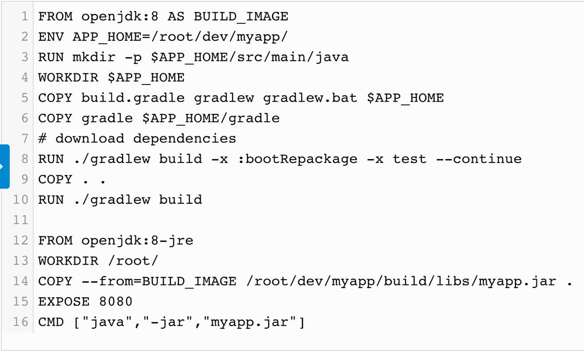 java's tweet image. Create a multi-stage #Docker image build process for your #Java apps.

dzone.com/articles/multi…