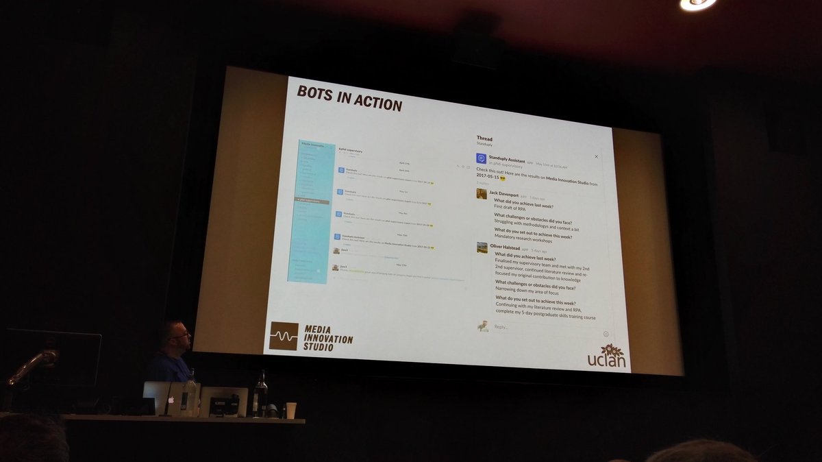 liisakoivisto's tweet photo. Chatbots helping teachers. Thanks for sharing your experiences and insights @marklochrie #OnCreate #OnlineEducation #chatbots #education https://t.co/s7YT94RhWG