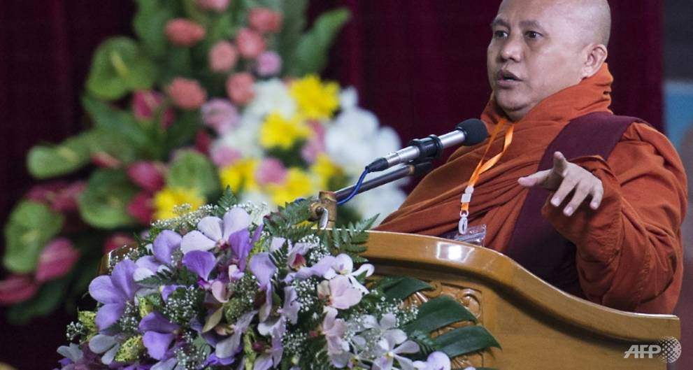 ChannelNewsAsia's tweet photo. Faced with ban, Myanmar hardline monks change name https://t.co/rjmcOhjRna https://t.co/u2Mr9uPq6T