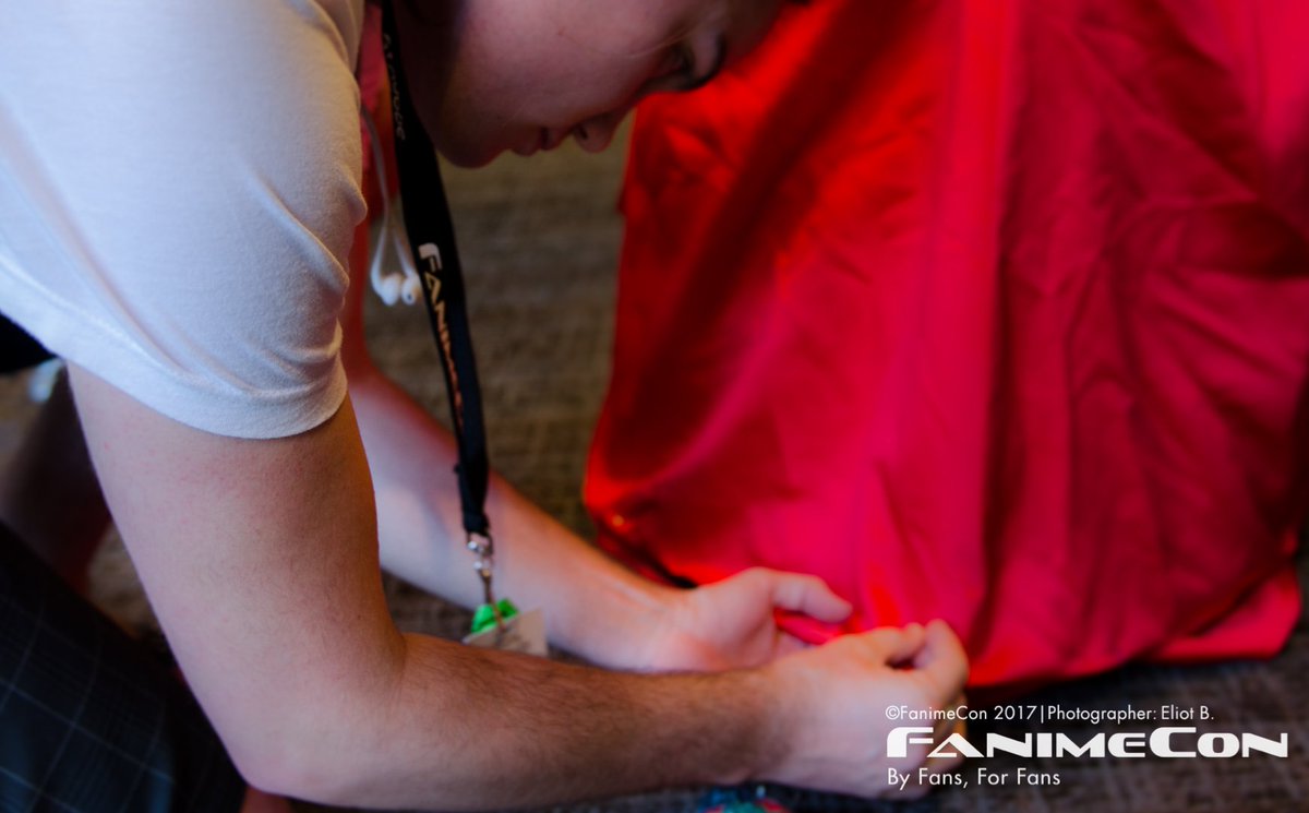 FanimeCon's tweet photo. At @IdrisCloset, #Fanime's formal wear thrift store, alterations are complimentary. All proceeds and donations go to @MakeAWish  Foundation! https://t.co/391rkvF1U5