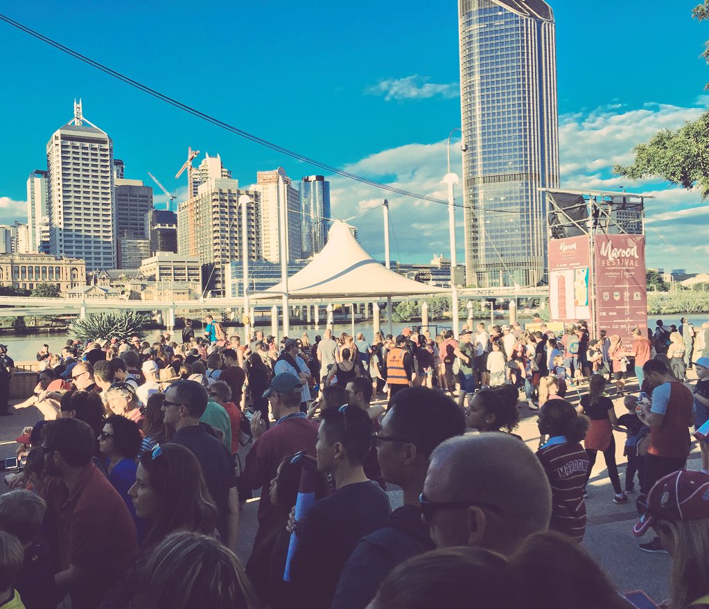 Awaiting our <a href="/QLDmaroons/">Queensland Maroons</a> <a href="/maroonfest/">MaroonFest</a> #maroonfestival #QLDER #marooncrusade #thisisqueensland