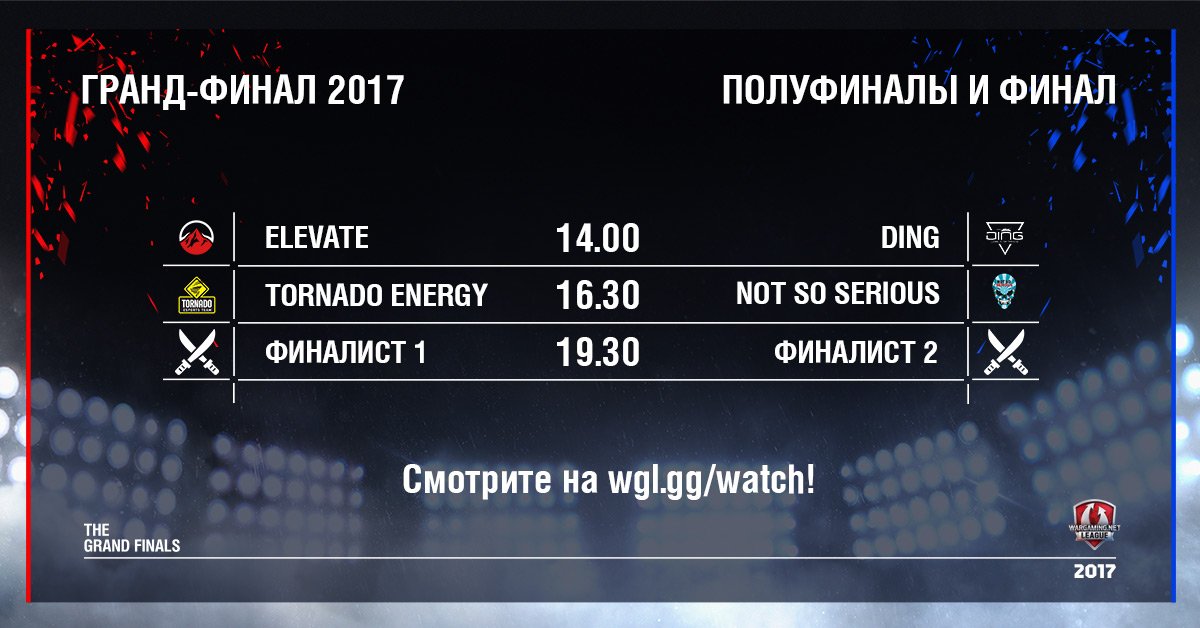 Сегодня кульминация сражений Гранд-финала #WGL 2017!
Смотрите на wgl.gg/watch
Квесты: wgl.gg/GFpriz