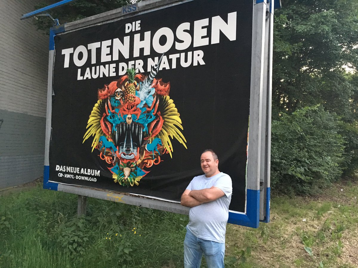 NBreitkopf's tweet photo. On holiday in Germany, I ran into this billboard near our hotel. #dietotenhosen #launedernatur https://t.co/NesSe6x3Re