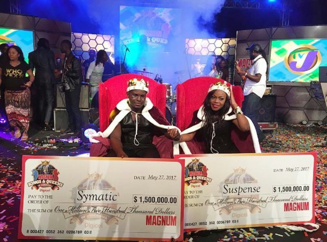 IrieVib95Fm's tweet photo. Congrats TO The New Winners @magnumkingsandqueens
@symatic_
@Suspensedqueen
#magnumkingsandqueenwinners #symatic #suspense #MKQ10 #MKQ2017 https://t.co/zkMpTahjMT