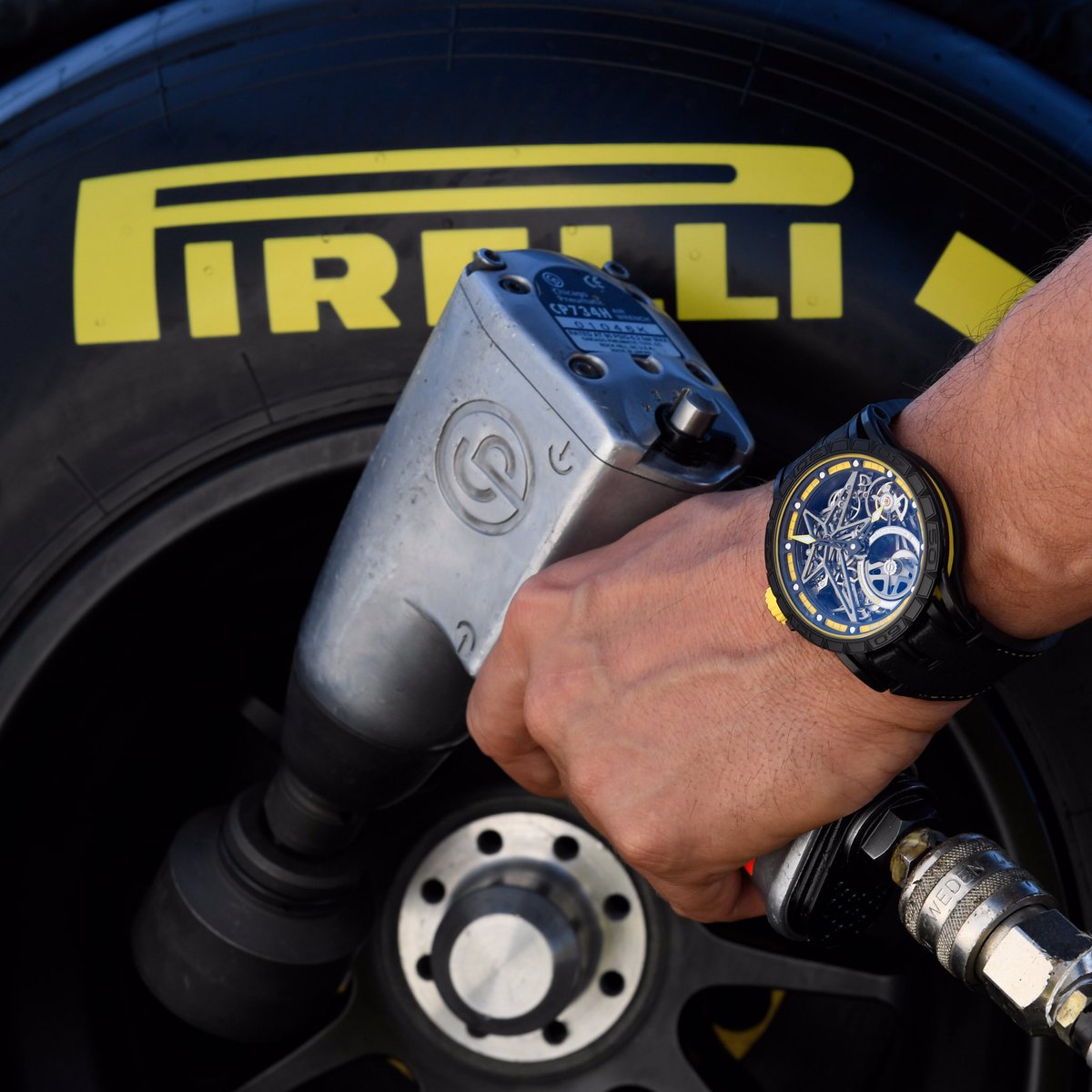 pirellisport's tweet photo. How to keep pace on the streets of Monaco? Do as the drivers do. #ExcaliburSpider #Pirelli @RogerDubuis https://t.co/wrHlNaZeRt https://t.co/98FCLoMJ8D