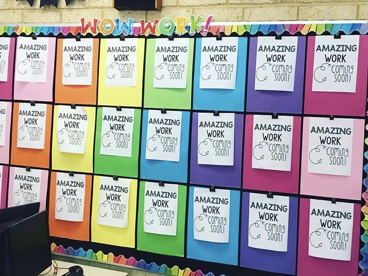 ✨ Can't wait to one day be able to display all of my students WOW work ✨#acuedu_p #aussieED