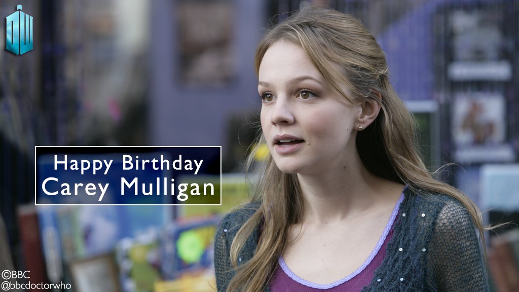 And happy birthday to Carey Mulligan, the inquisitive Sally Sparrow in Blink!  