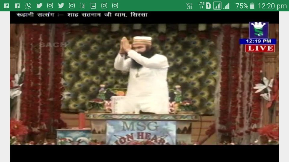 heenaarora244's tweet image. Thanks Almighty @Gurmeetramrahim ji for live Darshan and Satsang &amp;amp; bless to all we walk on ur true sermons #FunRideWithFDD 🙇🙇🙇🙇🙇🙇