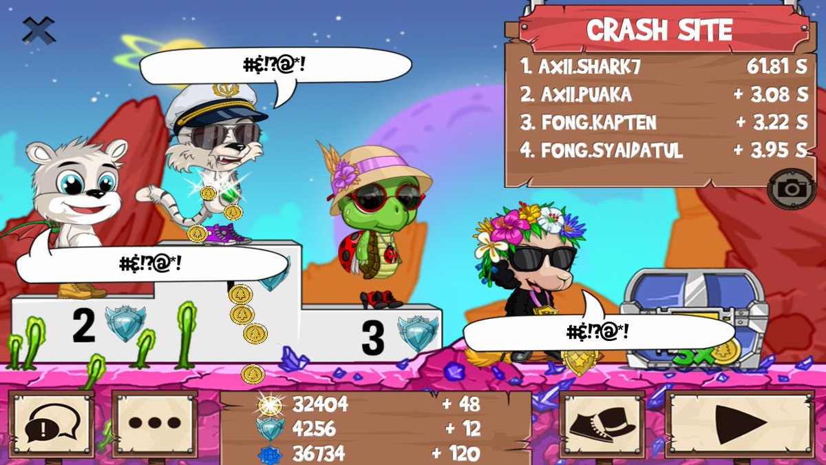 Nanado07's tweet photo. Get on my level, son! #funrun2 #Puaka #kapten #Syaidatul https://t.co/p4h7YWcBd8